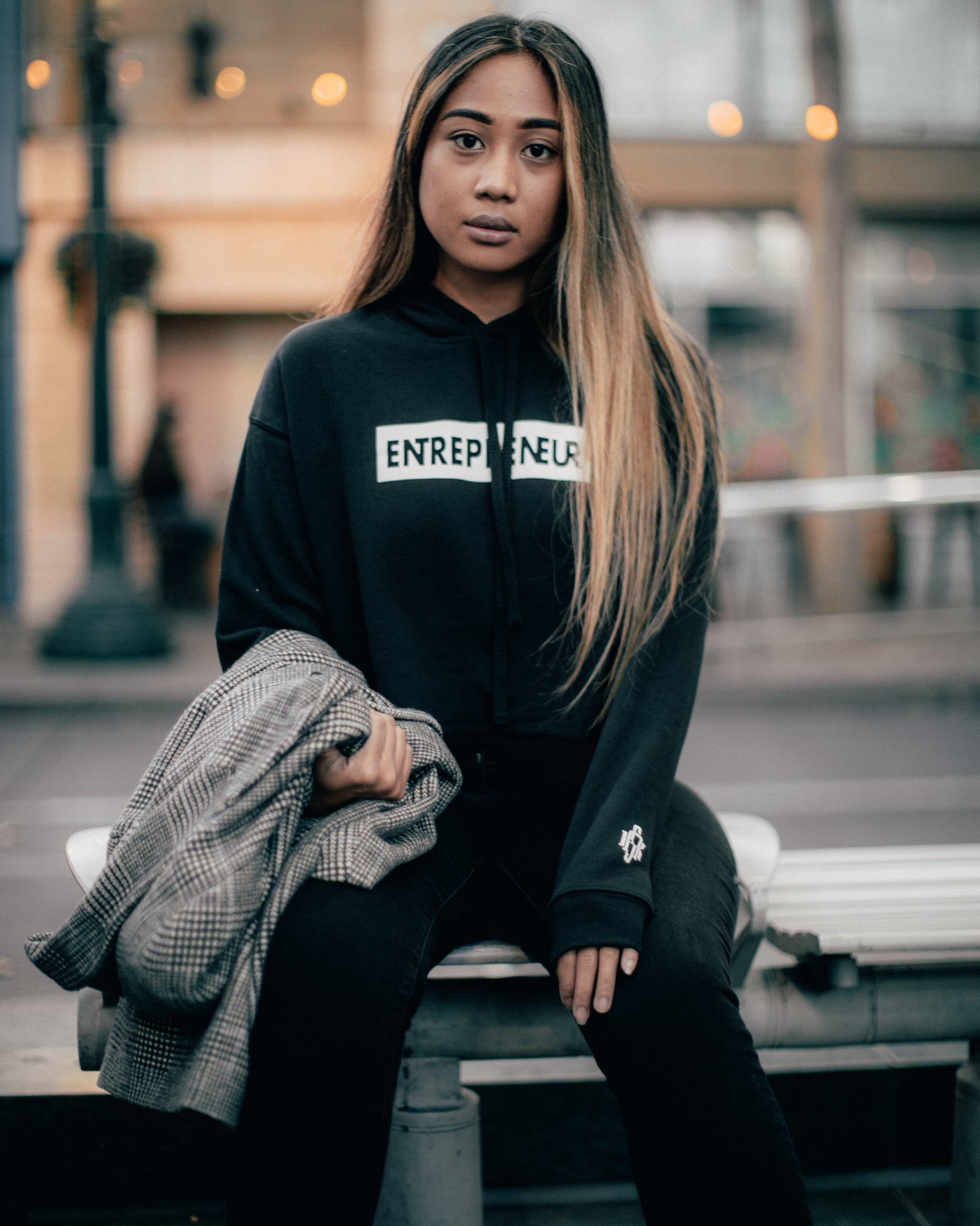 Original Entrepreneur | Women's Cropped Fleece Hoodie